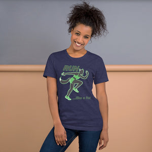 "RUN...Like a Fox" (Green) - Unisex Shirt