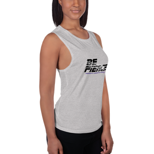 "BE FIERCE - Powered by Laughing Fox Studios" Muscle Tank